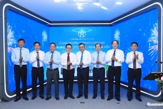 Hà Nội chính thức khai trương Trung tâm Báo chí Thủ đô: Thông tin được chia sẻ minh bạch - chính xác - kịp thời