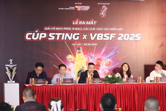 Khởi động Giải billiards pool 9-ball các câu lạc bộ khu vực miền Bắc