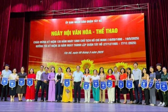 Sôi nổi Ngày hội Văn hóa - Thể thao quận Tây Hồ