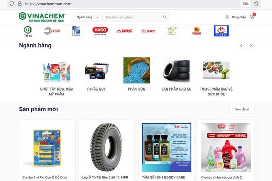 Ra mắt sàn thương mại điện tử VinachemMart dành cho các thương hiệu Việt