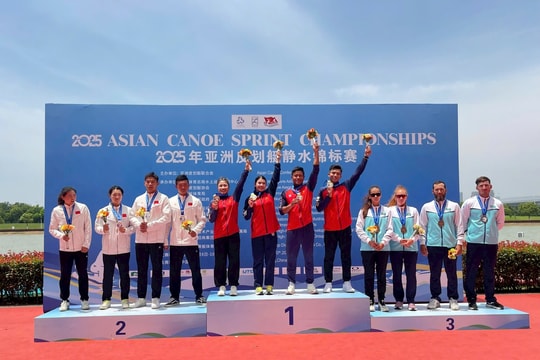 Canoe Việt Nam xuất sắc đoạt Huy chương vàng tại giải châu Á