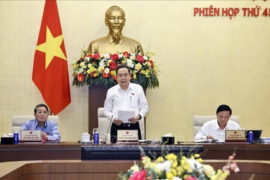 Khai mạc Phiên họp thứ 45 của Ủy ban Thường vụ Quốc hội