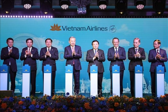 Tổng Bí thư Tô Lâm dự Lễ công bố đường bay thẳng Hà Nội - Mátxcơva tại Liên bang Nga