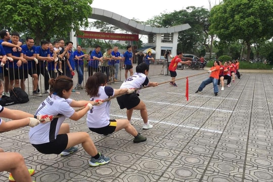 Gần 300 vận động viên tranh tài tại hội khỏe các trường đại học, cao đẳng Hà Nội