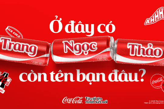 Coca-Cola tái khởi động chiến dịch mang tính biểu tượng “Share A Coke”