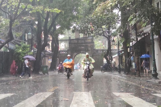 Bắc Bộ mưa diện rộng, không khí dịu mát