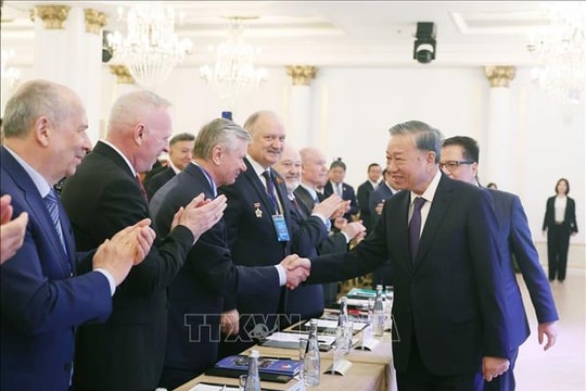Tổng Bí thư Tô Lâm gặp mặt tri ân các nhân sĩ, trí thức, chuyên gia Nga từng giúp đỡ Việt Nam
