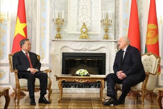 Tổng Bí thư Tô Lâm hội đàm với Tổng thống Belarus Aleksandr Lukashenko