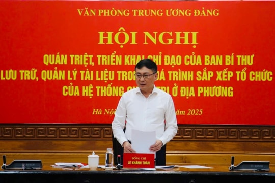 Văn phòng Trung ương Đảng hướng dẫn số hóa tài liệu thường, tài liệu mật