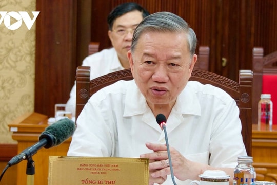 Tổng Bí thư Tô Lâm: Lấy ý kiến nhân dân về nội dung sửa đổi, bổ sung Hiến pháp năm 2013 đảm bảo đúng tiến độ để trình Quốc hội