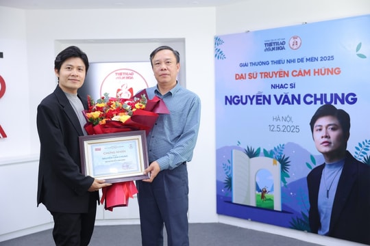Chắp cánh giấc mơ tuổi thơ: Nhạc sĩ Nguyễn Văn Chung trở thành Đại sứ Truyền cảm hứng Giải thưởng Dế Mèn