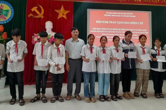 Công đoàn Trường THCS Hợp Thanh: Gắn kết, cống hiến và lan tỏa yêu thương