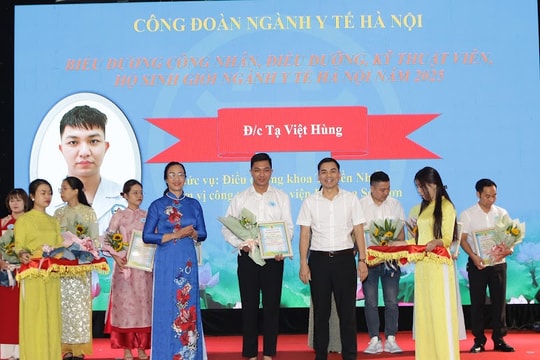 Công đoàn ngành Y tế Hà Nội biểu dương 182 cán bộ, nhân viên y tế giỏi