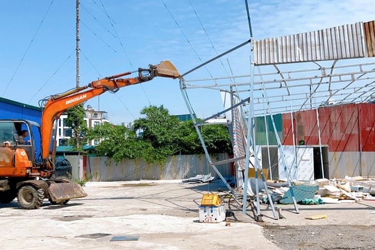Xã Tân Triều (huyện Thanh Trì) xử lý dứt điểm 10 công trình xây dựng trái phép trên đất nông nghiệp