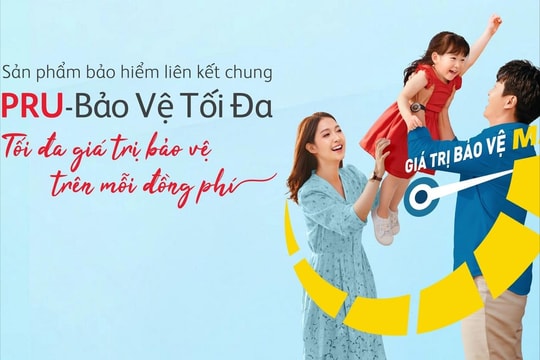 PRU-Bảo vệ tối đa giúp khách hàng tối đa giá trị bảo vệ lên đến 80 lần phí bảo hiểm cơ bản