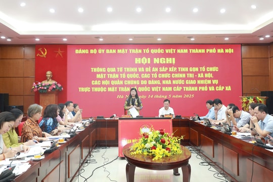 Đề án sắp xếp, tinh gọn tổ chức MTTQ, các tổ chức chính trị - xã hội thành phố Hà Nội