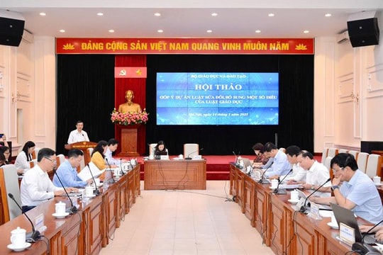 Tâm huyết góp ý dự thảo Luật sửa đổi, bổ sung một số điều của Luật Giáo dục