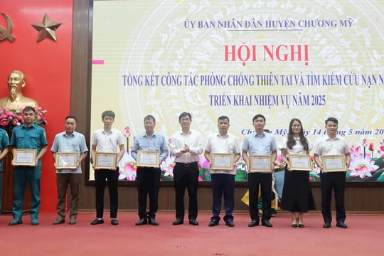 Chương Mỹ không bị động, bất ngờ ứng phó các tình huống thiên tai