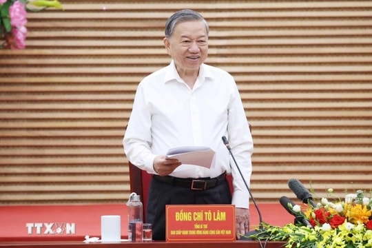 Tổng Bí thư Tô Lâm: Nghệ An phải trở thành điển hình phát triển địa phương hiện đại trong kỷ nguyên mới