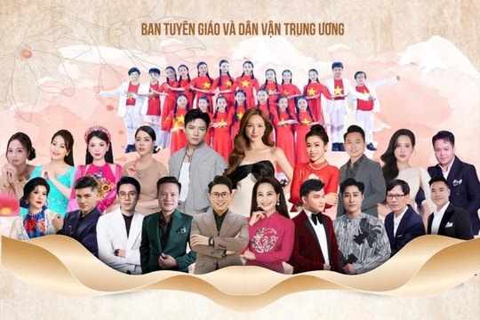 Chương trình nghệ thuật “Người là Hồ Chí Minh” diễn ra tại Quảng trường Ba Đình lịch sử