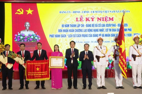 Kỷ niệm 80 năm thành lập Chi - Đảng bộ Cổ Loa (huyện Đông Anh)