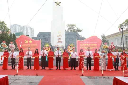 Khánh thành Đài tưởng niệm các Anh hùng liệt sĩ phường Trần Phú