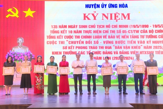Ứng Hòa: Tổng kết nhiều phong trào, cuộc thi ý nghĩa