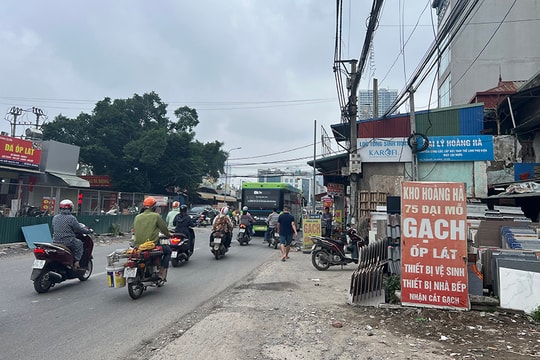 Dự án xây dựng tuyến đường từ phố Tố Hữu đến đường 70 kéo dài: Chậm tiến độ, gây lãng phí