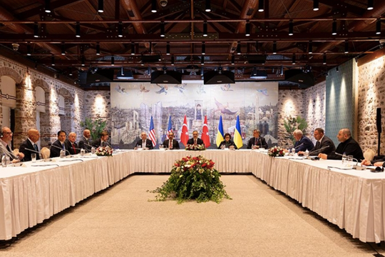 Cuộc họp ba bên Thổ Nhĩ Kỳ - Mỹ - Ukraine bắt đầu tại thành phố Istanbul