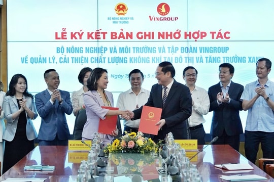 Vingroup hợp tác cùng Bộ Nông nghiệp và Môi trường đẩy mạnh tăng trưởng xanh, giao thông bền vững
