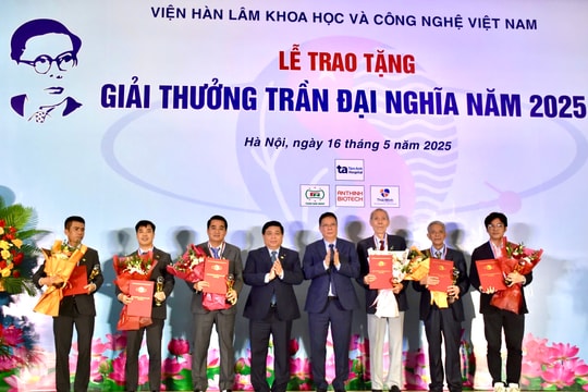 Giải thưởng Trần Đại Nghĩa 2025: Vinh danh trí tuệ Việt phục vụ đất nước