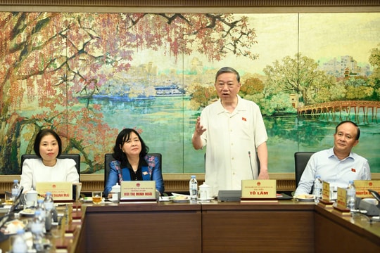 Tổng Bí thư Tô Lâm: Xây dựng pháp luật phải đi trước một bước, nhằm phục vụ sự phát triển của đất nước