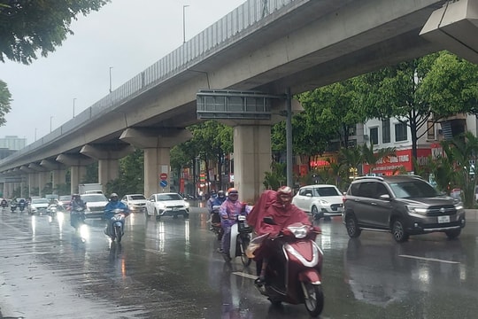 Bắc Bộ về chiều tối và đêm có mưa to, cần đề phòng dông lốc