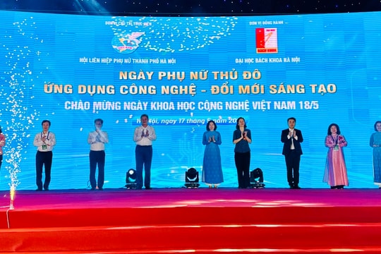 Ngày Phụ nữ Thủ đô ứng dụng công nghệ và đổi mới sáng tạo