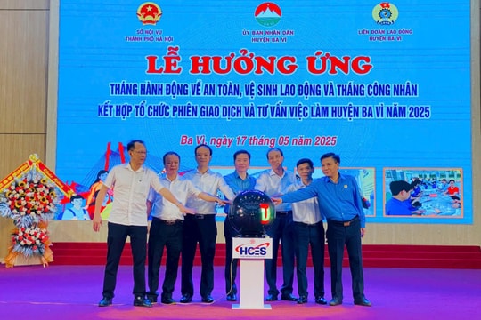 1.983 chỉ tiêu tại Phiên giao dịch và tư vấn việc làm huyện Ba Vì