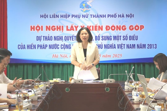 Phụ nữ Thủ đô tâm huyết, trách nhiệm góp ý sửa đổi, bổ sung Hiến pháp 2013