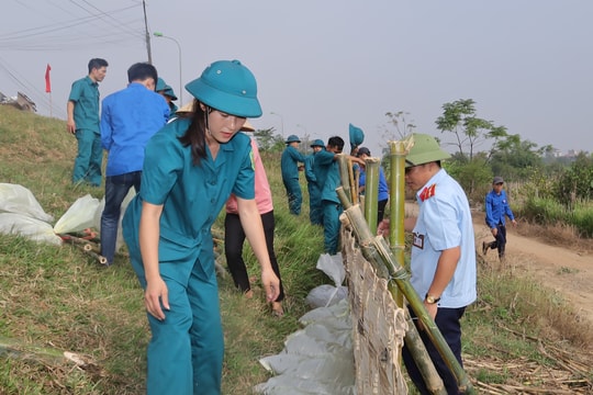 Hà Nội còn 5 trọng điểm đê điều phòng, chống thiên tai năm 2025