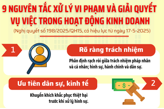 9 nguyên tắc xử lý vi phạm trong hoạt động kinh doanh