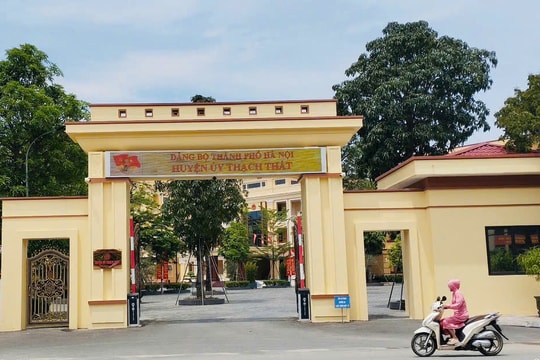 Trụ sở xã Thạch Thất mới đặt tại trụ sở huyện Thạch Thất hiện nay