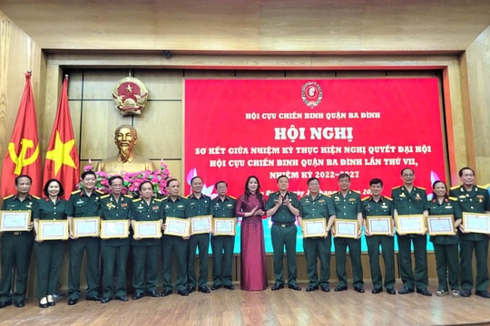 Hội Cựu chiến binh quận Ba Đình triển khai nhiều hoạt động trợ giúp hội viên