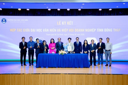Trường Đại học Văn Hiến ký kết với doanh nghiệp đào tạo nhân lực và chuyển giao tri thức