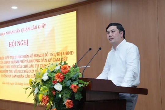 Cầu Giấy: Chỉ 17% công trình khắc phục xong tồn tại về phòng cháy, chữa cháy