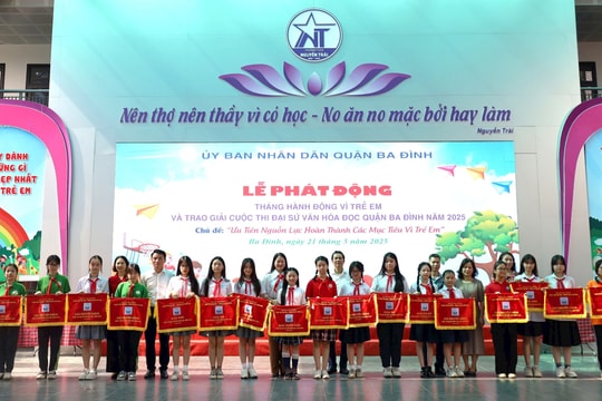 Quận Ba Đình phát động “Tháng hành động Vì trẻ em”