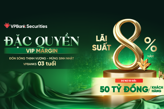 Hàng nghìn quà tặng chờ đợi nhà đầu tư tham gia chương trình Sinh nhật VPBankS 3 tuổi trên NEO Invest