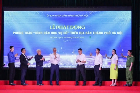 Hà Nội phát động phong trào “Bình dân học vụ số”