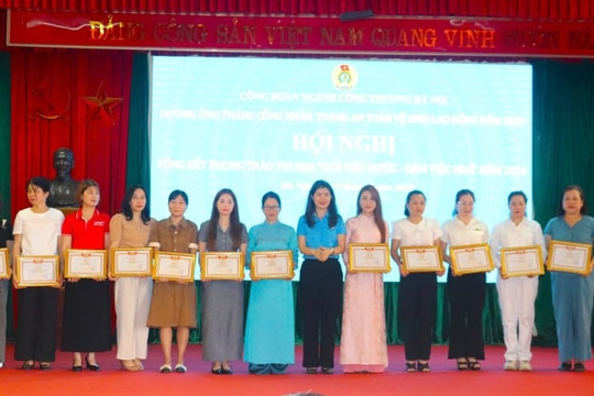 Công đoàn ngành Công Thương Hà Nội: Biểu dương 91 tập thể, cá nhân “Giỏi việc nước - Đảm việc nhà”
