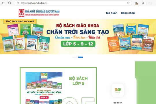 Thông báo về việc sử dụng sách giáo khoa điện tử miễn phí