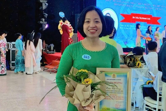 Nữ công nhân giỏi luôn nhiệt huyết, trách nhiệm với nghề