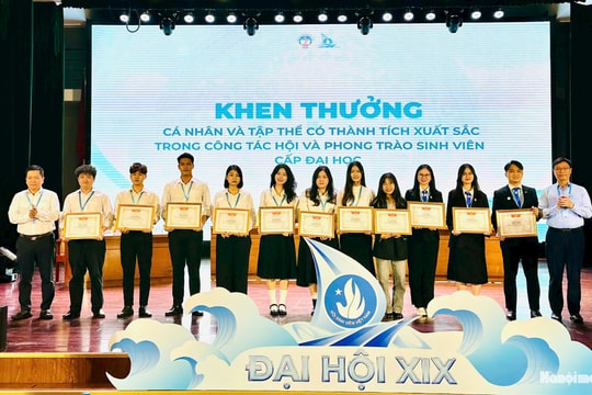 Đồng chí Nguyễn Đức Nhân là Chủ tịch Hội Sinh viên Đại học Kinh tế quốc dân