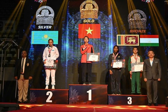 Boxing Việt Nam giành 2 Huy chương Vàng giải vô địch trẻ châu Á 2025